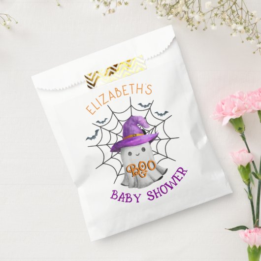 Niedliche kleine Gespenst- und Spinnennetz-Babydus Geschenktütchen (Versiegelt)