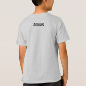 niedliche kleine Giraffe mit Ballons T - Shirt (Rückseite)