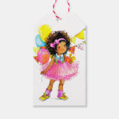 Niedliche kleine Girl-Gift-Tags Geschenkanhänger (Vorderseite)