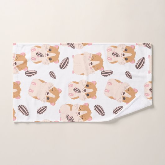 Niedliche Kleine Hamster Drei Muster Badhandtuch Set (Handtuch)