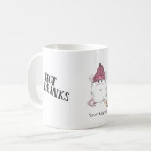 Niedliche kleine Hamster Hot Drinks nach Maß  Kaffeetasse (Vorderseite Links)