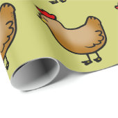 Niedliche kleine Henne Geschenkpapier (Rolleneckpunkt)