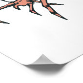 niedliche kleine Hermitkrabbe Poster (Ecke)