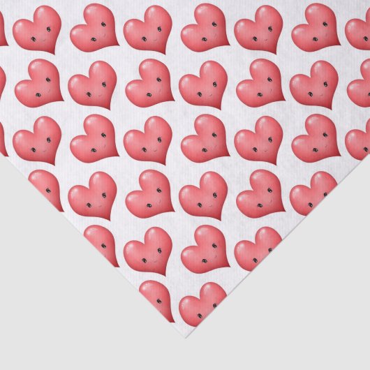 Niedliche kleine Herzen Seidenpapier (Ausschnitt)