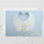 Niedliche, kleine, herzförmige Biketoilettendusche Einladung (Vorderseite)