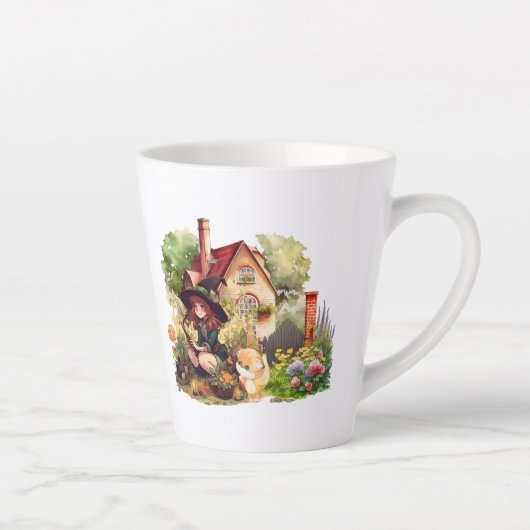 Niedliche kleine Hexe Milchtasse (Rechts)