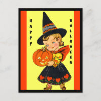 Niedliche kleine Hexe, schönes Halloween