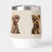 Niedliche kleine Hunde | Liebhaber des Hundes (Rückseite)