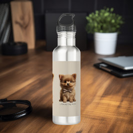 Niedliche kleine Hunde 🐶 | Liebhaber des Hundes Edelstahlflasche