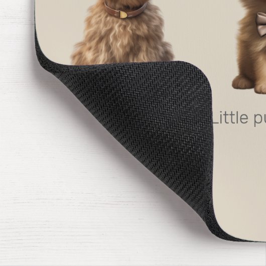 "Niedliche kleine Hunde 🐶 Mousepad (Ecke)