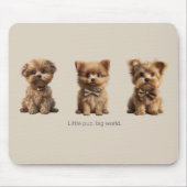 "Niedliche kleine Hunde 🐶 Mousepad (Vorne)