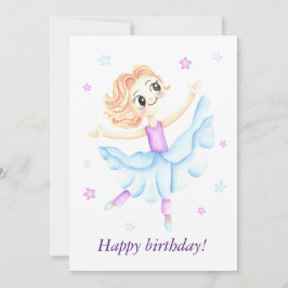 Niedliche kleine Ingwer Ballerina