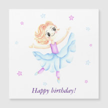 Niedliche kleine Ingwer Ballerina