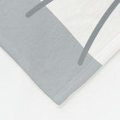 Niedliche kleine Katze mit Personalisiertem Namen Fleecedecke (Ecke)