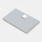 Niedliche kleine Katze mit Personalisiertem Namen Post-it Klebezettel (angewinkelt)