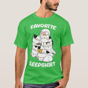 Niedliche kleine Katzen Schlafen Nickerchen Liebli T-Shirt