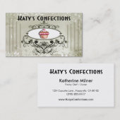 Niedliche kleine Kuchen: Visitenkarte (Vorne/Hinten)