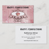 Niedliche kleine Kuchen: Visitenkarte (Vorne/Hinten)