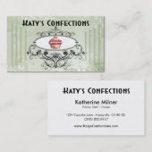 Niedliche kleine Kuchen: Visitenkarte (Vorne/Hinten)