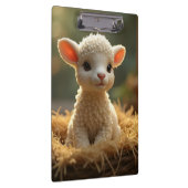 NIEDLICHE KLEINE LAMB IM MANGER KLEMMBRETT (Rechts)