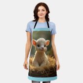 NIEDLICHE KLEINE LAMB IM MANGER SCHÜRZE (Getragen)