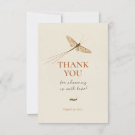 Niedliche kleine Liebe Bug Baby Dusche Danke