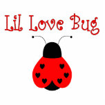 Niedliche kleine Liebe Bug Heart Ladybug Ornament Fotoskulptur Ornament<br><div class="desc">Niedlicher Ladybug mit sechs schwarzen Herzen auf den leuchtend roten Flügeln. Sagt "Kleine Liebe Bug". Ideal für Kinder und Ladybug Liebhaber!</div>