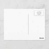 Niedliche kleine Mädchen Schafe und Blume Danke Postkarte (Rückseite)