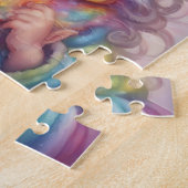 Niedliche kleine Mädchenstelfe Puzzle (Seite)