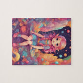 Niedliche kleine Mädchenstelfe Puzzle (Horizontal)