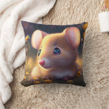 Niedliche kleine Maus auf einer Blume