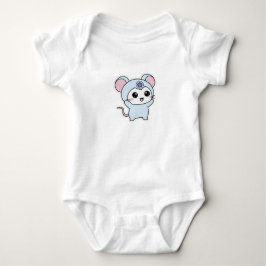 Niedliche kleine Maus Baby Strampler