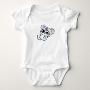 Niedliche kleine Maus Baby Strampler