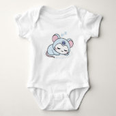 Niedliche kleine Maus Baby Strampler (Vorderseite)