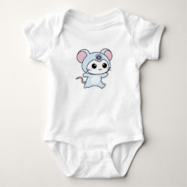 Niedliche kleine Maus Baby Strampler