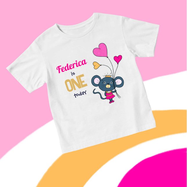 Niedliche kleine Maus Baby T-shirt (Von Creator hochgeladen)