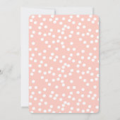 Niedliche kleine Maus - Einladung zur Kinderdusche (Rückseite)