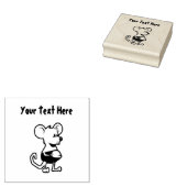 Niedliche kleine Maus Gummistempel (Stempel)