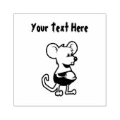 Niedliche kleine Maus Gummistempel (Prägung)