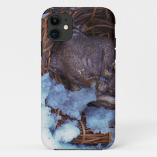 niedliche kleine Maus im Schnee Case-Mate iPhone Hülle