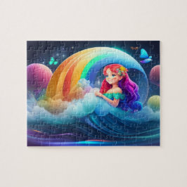 Niedliche kleine Meerjungfrau Puzzle