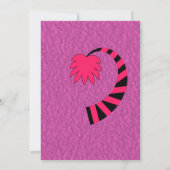 Niedliche Kleine Monster Geburtstagsparty Einladung (Rückseite)