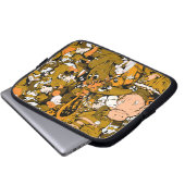 Niedliche Kleine Monster Laptopschutzhülle (Vorne Knopf)