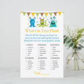 Niedliche Kleine Monster Was ist in deinem Geldbeu (Stehend Vorderseite)