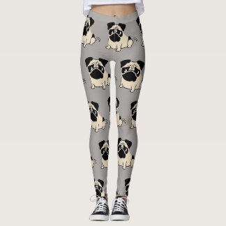 Niedliche kleine Mops Leggings