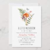 Niedliche Kleine Mushroom-Babydusche Einladung (Vorderseite)