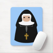 Niedliche kleine Nonnen Mousepad (Mit Mouse)