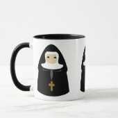 Niedliche kleine Nonnen Tasse (Links)