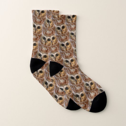 Niedliche kleine Nördliche Sägemehl Socken (Paar)