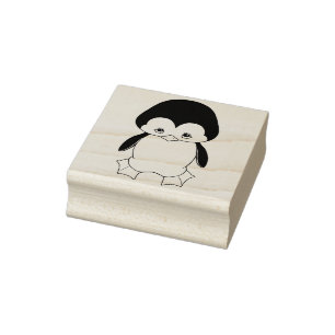Niedliche kleine Penguin-Gummi-Briefmarke Gummistempel
